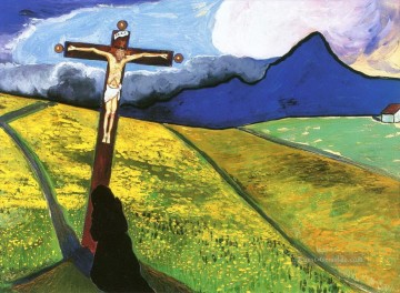 Christentum und Jesus Werke - Kreuzigung Marianne von Werefkin Christlich Katholisch